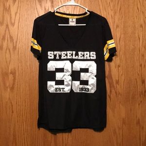 PINK Pittsburgh Steelers Jersey (Small)